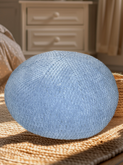 Stuffed Crochet Floor Pouf | Ottoman | Floor Pillow